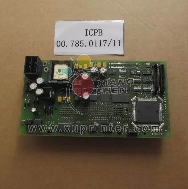Heidelberg Flat Module ICPB, 00.785.0117, Монтажная плата Heidelberg, Детали машин Heidelberg Offset
