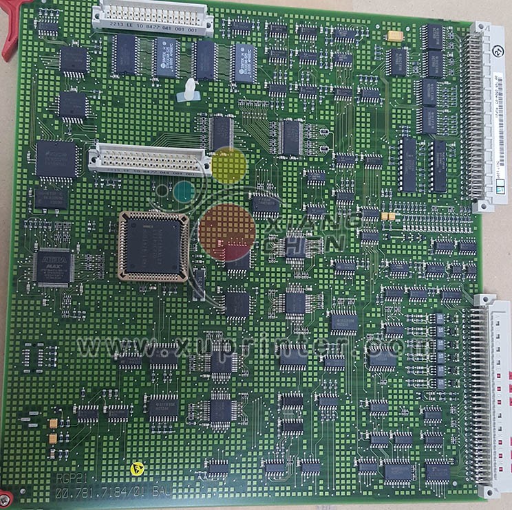Плоский модуль Heidelberg RGP21, 00.785.0504, Монтажная плата Heidelberg, Детали офсетной печатной машины Heidelberg