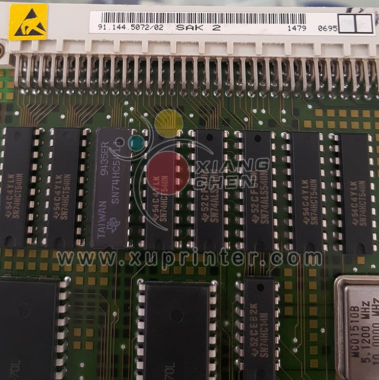 Аналоговая плата памяти Heidelberg SAK2, 91.144.5072, Монтажная плата Heidelberg, Детали машинного оборудования Heidelberg Offset