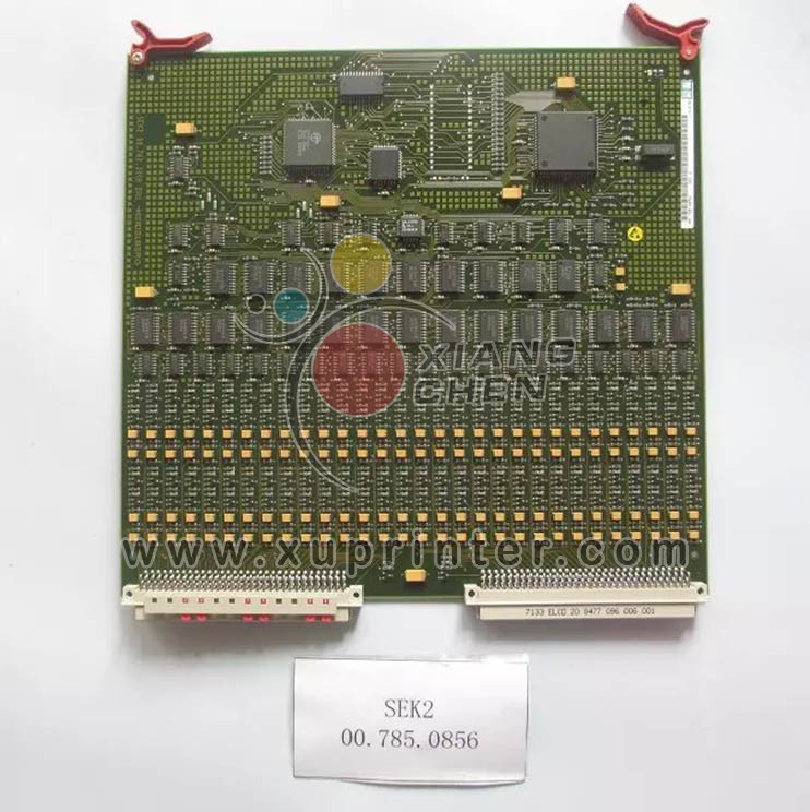 Плоский модуль печатной платы Heidelberg SEK2 Bogen, 00.785.0856, Детали офсетной печатной машины Heidelberg