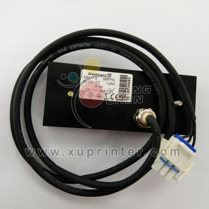 Heidelberg Luminare Ausl DS 24VDC 6W, DS.117.1506, Heidelberg Press Parts