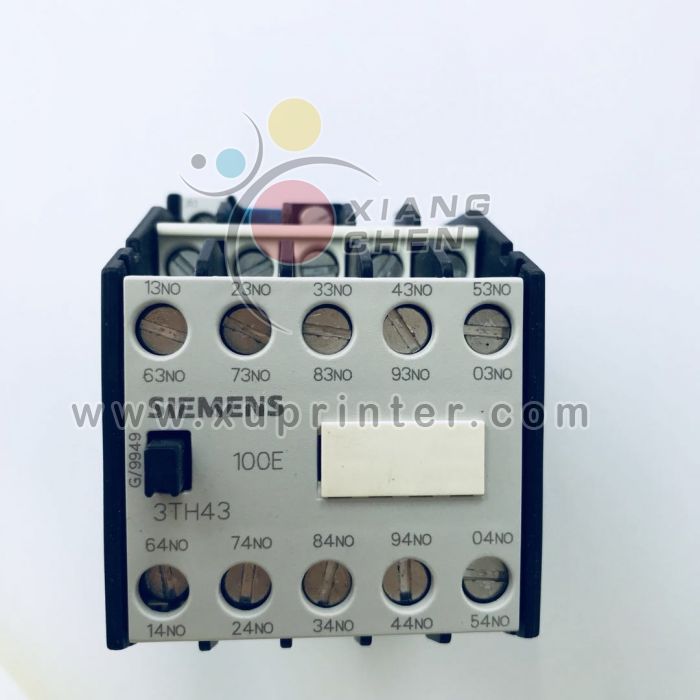 Heidelberg Auxiliary Contactor Siemens, 3TH 4310-OAM 0 220V， 00.780.3966， Heidelberg offset machinery parts