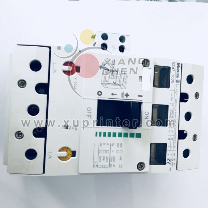 Heidelberg Klockner Moeller NZM7-100N Molded Case Circuit Breaker, Heidelberg offset machinery parts