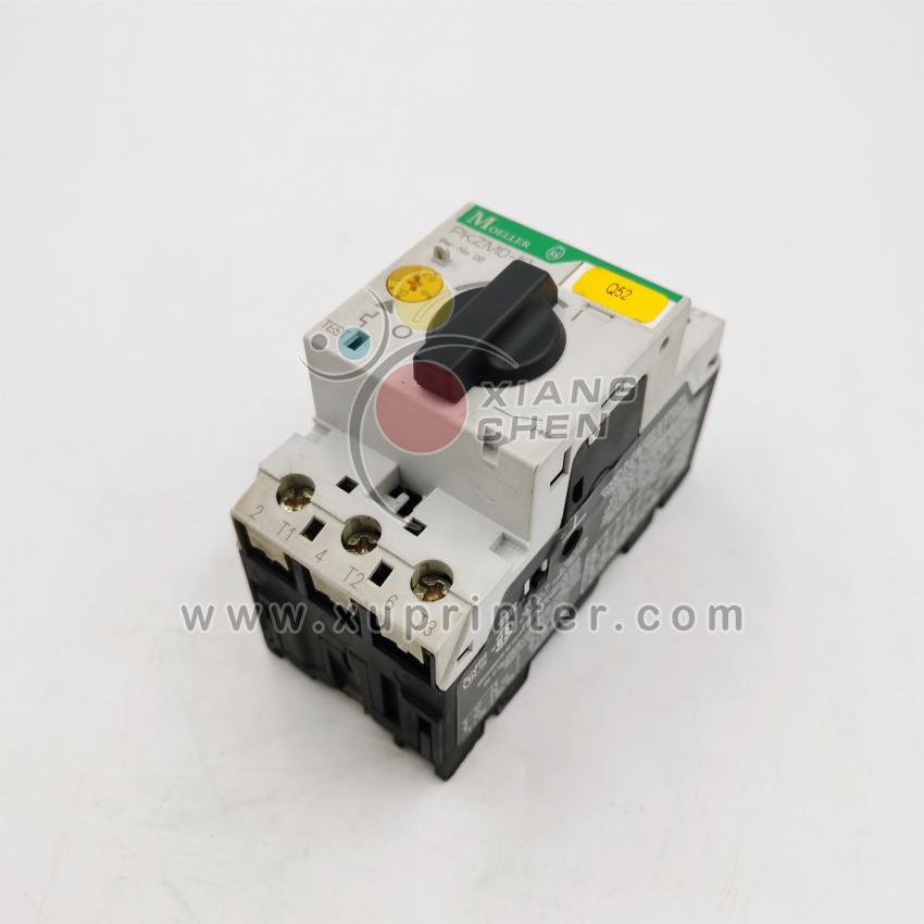 Used MOELLER Motor Protective Starter PKZM0-10 Q52 Rotary Knob Printing Machine