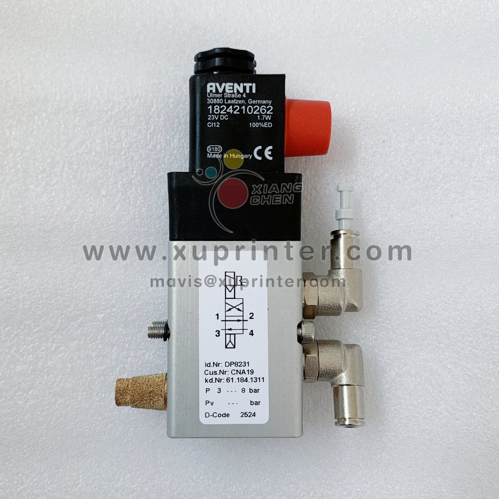 Original 61.184.1311 Heidelberg Pneumatic 4/2 Valve for Heidelberg Offset Press Parts
